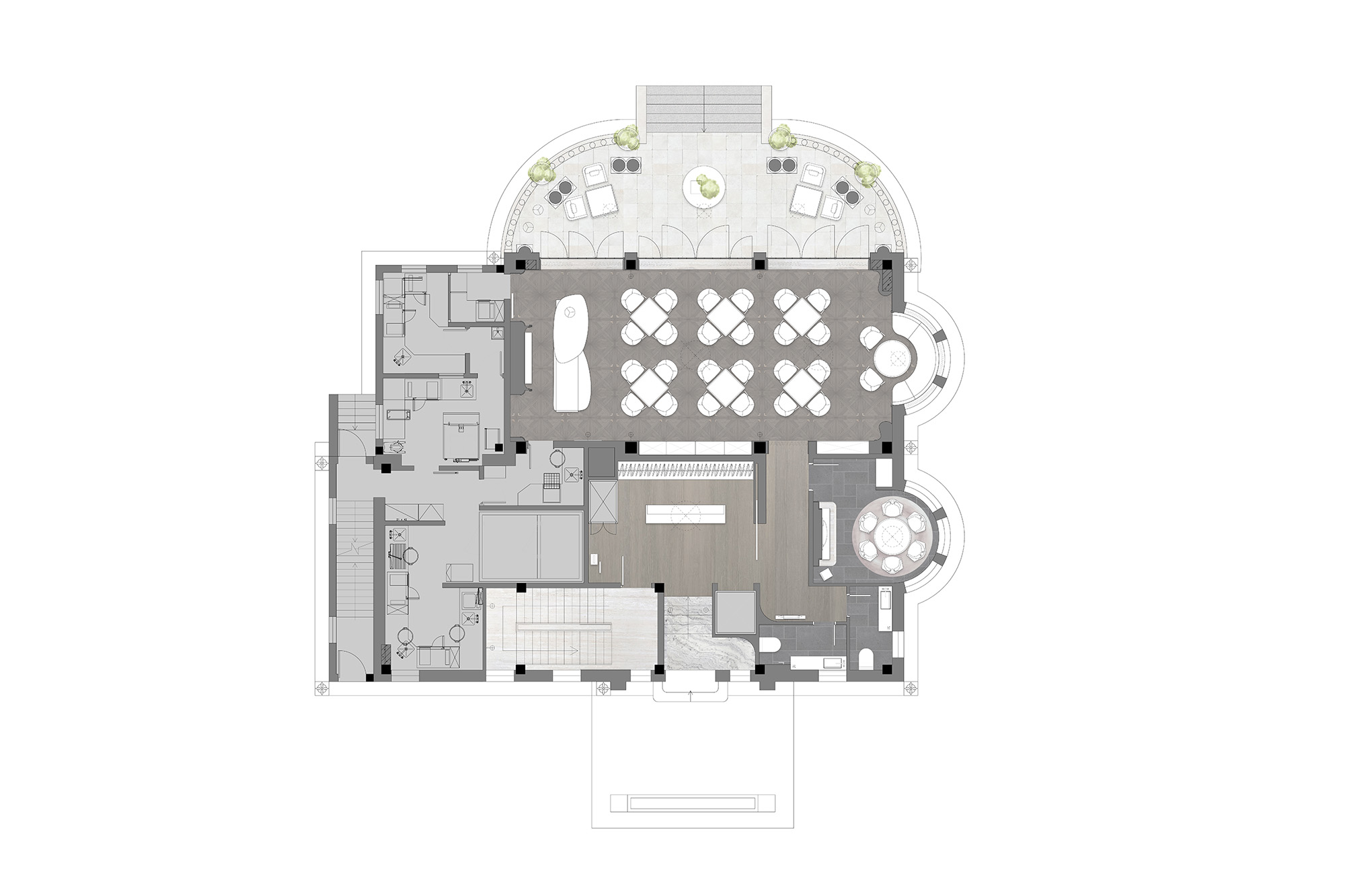 餐廳設計,餐廳設計案例,餐廳設計方案,洋房餐廳設計,餐廳裝修,餐廳效果圖,休閑餐廳設計,餐廳改造,上海,EHB餐廳,召禾設計