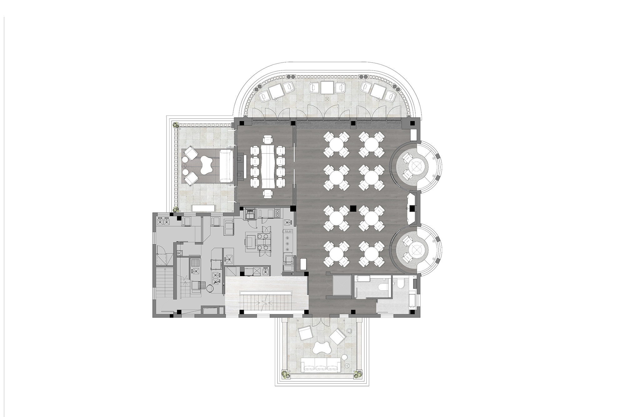 餐廳設計,餐廳設計案例,餐廳設計方案,洋房餐廳設計,餐廳裝修,餐廳效果圖,休閑餐廳設計,餐廳改造,上海,EHB餐廳,召禾設計