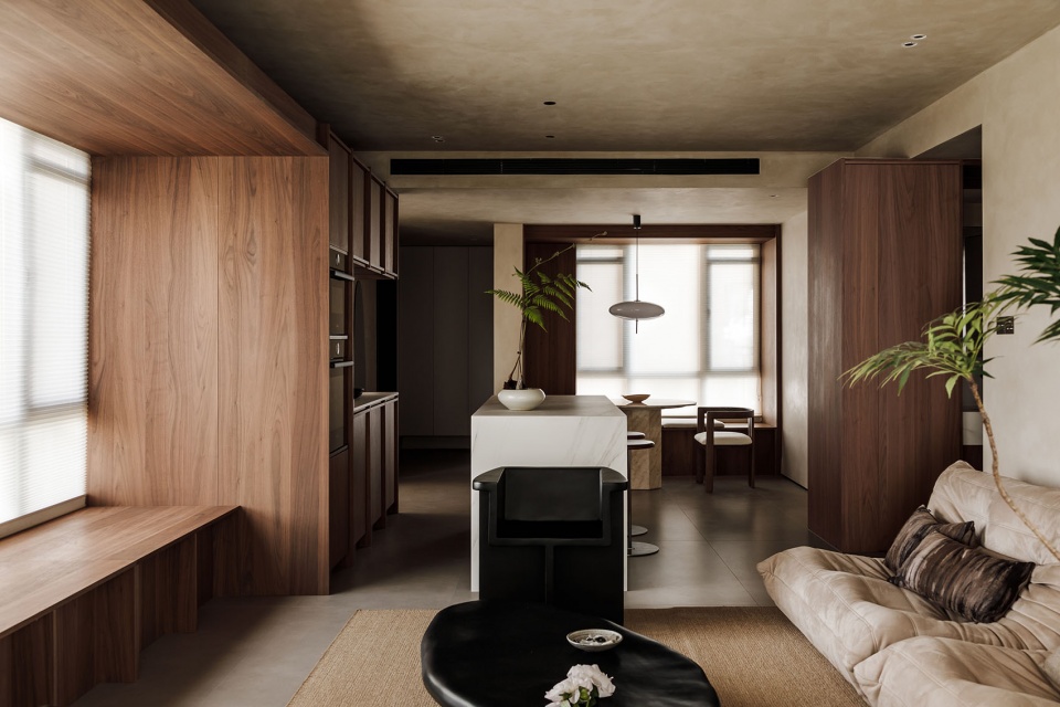 136㎡住宅設計,136㎡,住宅設計案例,住宅設計方案,公寓設計,住宅設計,家裝設計,小戶型設計,廣州,嶼Island,未止工作室