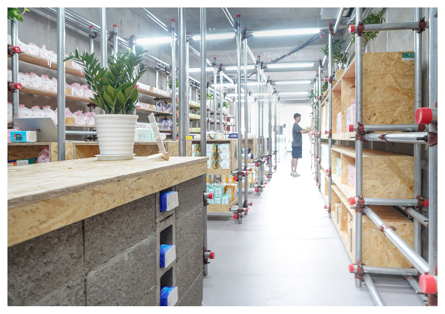 商店設計,零售店設計,社區零售店設計,零售店設計案例,零售店設計方案,杭州,雲瀾紙鋪,四口建築設計