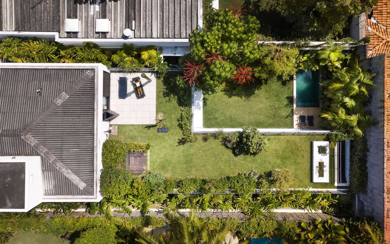 住宅設計,別墅設計案例,Gabriella Ornaghi,庭院別墅,巴西,國外住宅設計案例,400㎡,聖保羅,景觀別墅