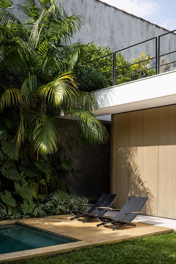 住宅設計,別墅設計案例,Gabriella Ornaghi,庭院別墅,巴西,國外住宅設計案例,400㎡,聖保羅,景觀別墅