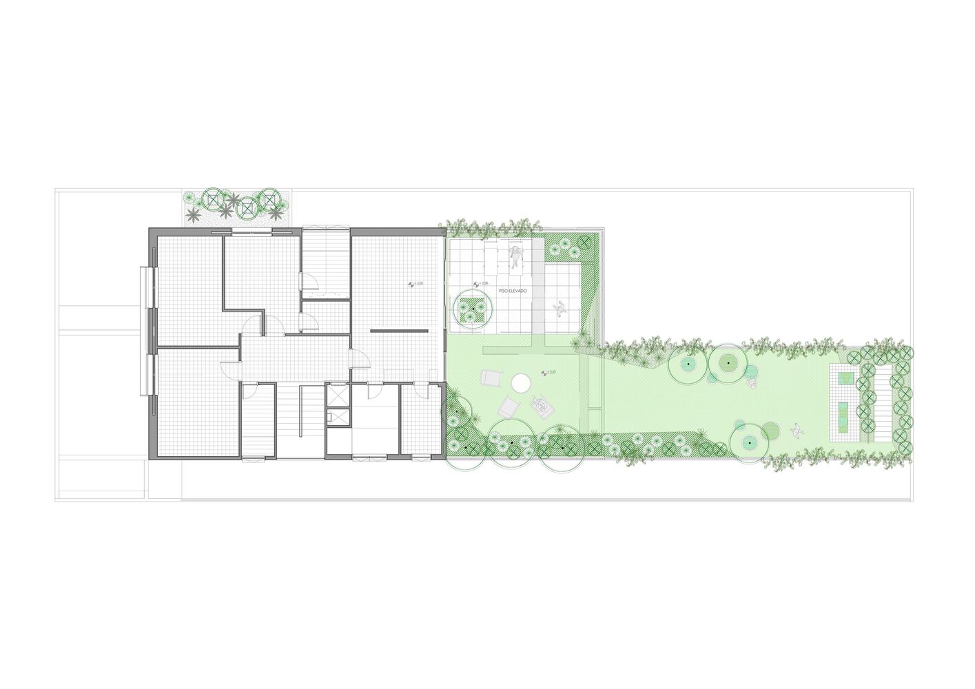 住宅設計,別墅設計案例,Gabriella Ornaghi,庭院別墅,巴西,國外住宅設計案例,400㎡,聖保羅,景觀別墅