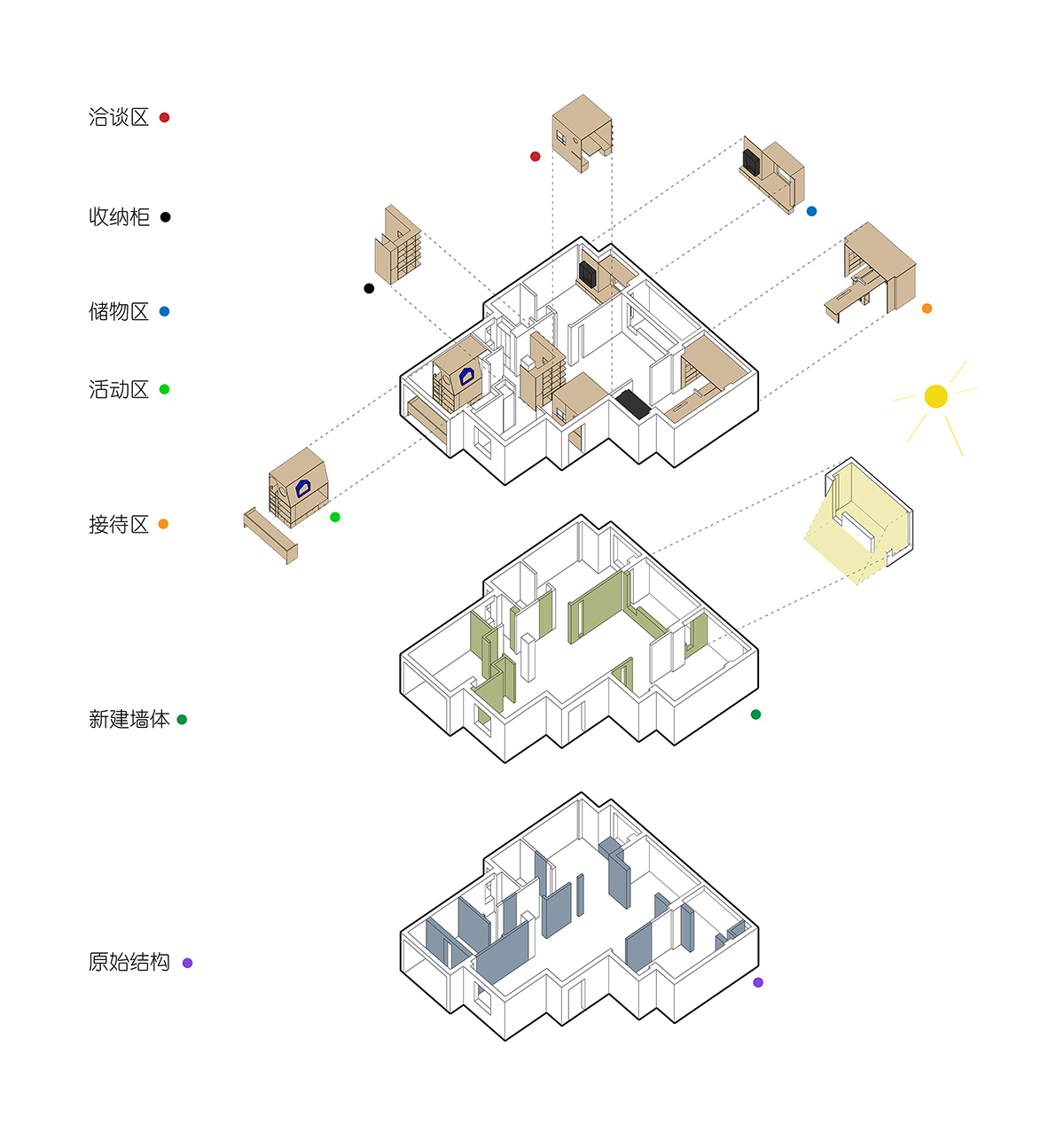 辦公室設計,設計公司辦公室案例,辦公室設計案例,辦公室設計方案,辦公室裝修,住宅改造辦公室,江蘇南通,開物營造辦公室,開物營造研究室