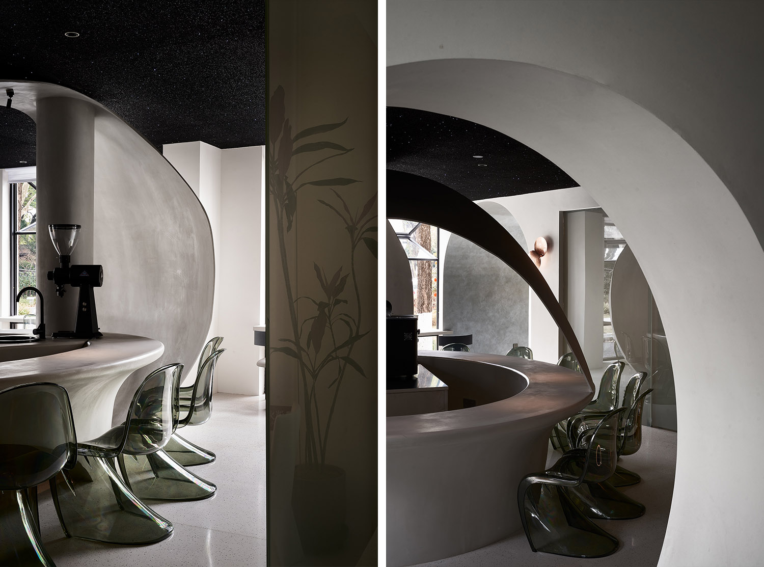 咖啡店設計,咖啡店設計案例,咖啡店設計方案,展廳設計,智能家居展廳設計,杭州,瓊宇科技&META Coffee,單複設計