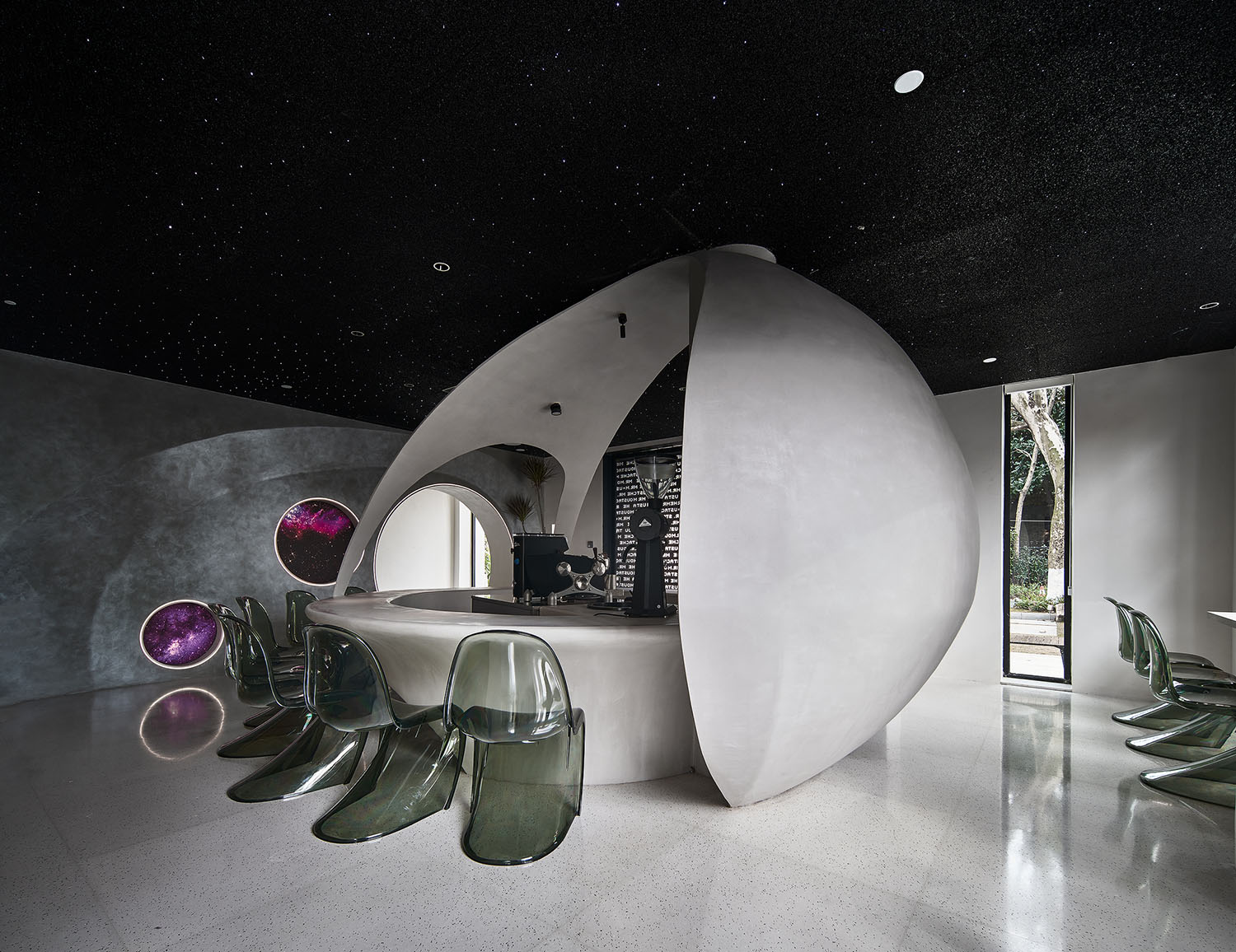 咖啡店設計,咖啡店設計案例,咖啡店設計方案,展廳設計,智能家居展廳設計,杭州,瓊宇科技&META Coffee,單複設計