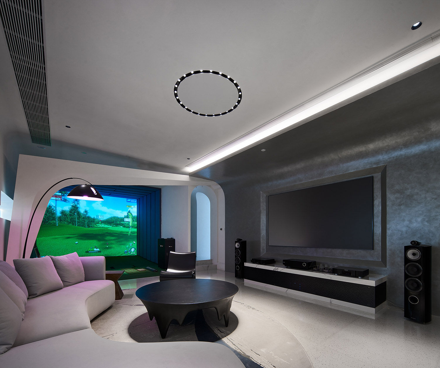 咖啡店設計,咖啡店設計案例,咖啡店設計方案,展廳設計,智能家居展廳設計,杭州,瓊宇科技&META Coffee,單複設計