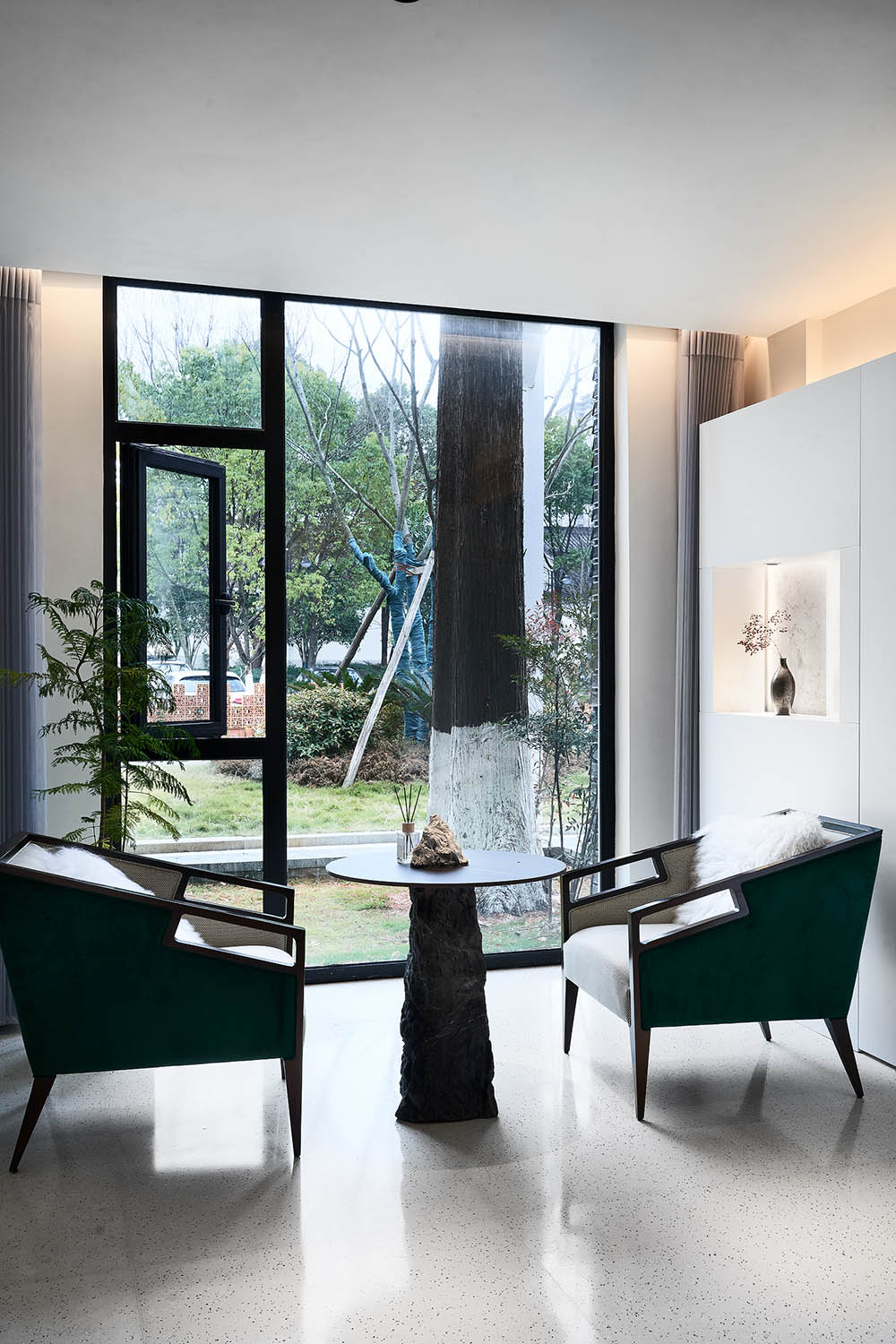 咖啡店設計,咖啡店設計案例,咖啡店設計方案,展廳設計,智能家居展廳設計,杭州,瓊宇科技&META Coffee,單複設計