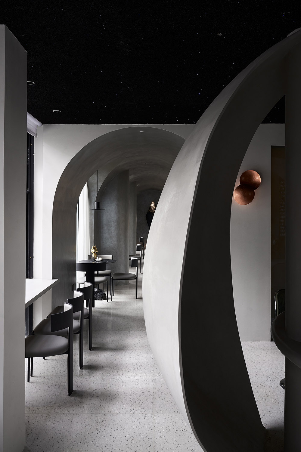 咖啡店設計,咖啡店設計案例,咖啡店設計方案,展廳設計,智能家居展廳設計,杭州,瓊宇科技&META Coffee,單複設計