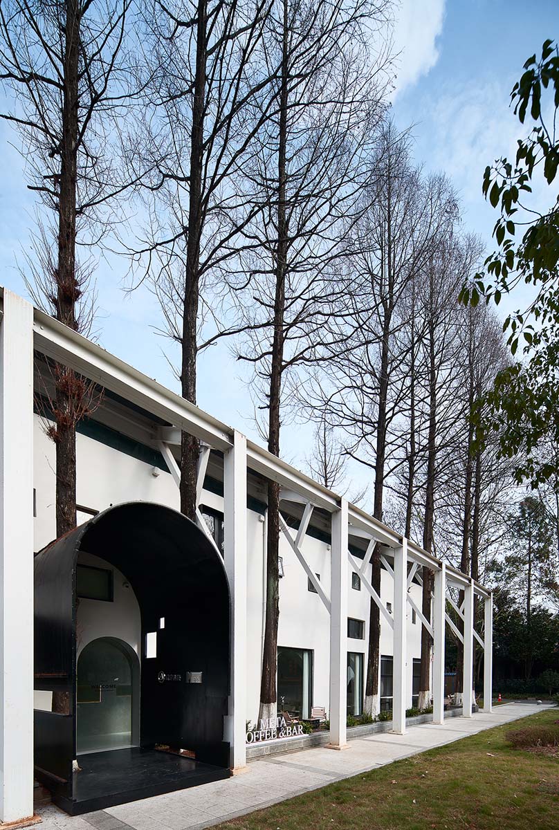 咖啡店設計,咖啡店設計案例,咖啡店設計方案,展廳設計,智能家居展廳設計,杭州,瓊宇科技&META Coffee,單複設計