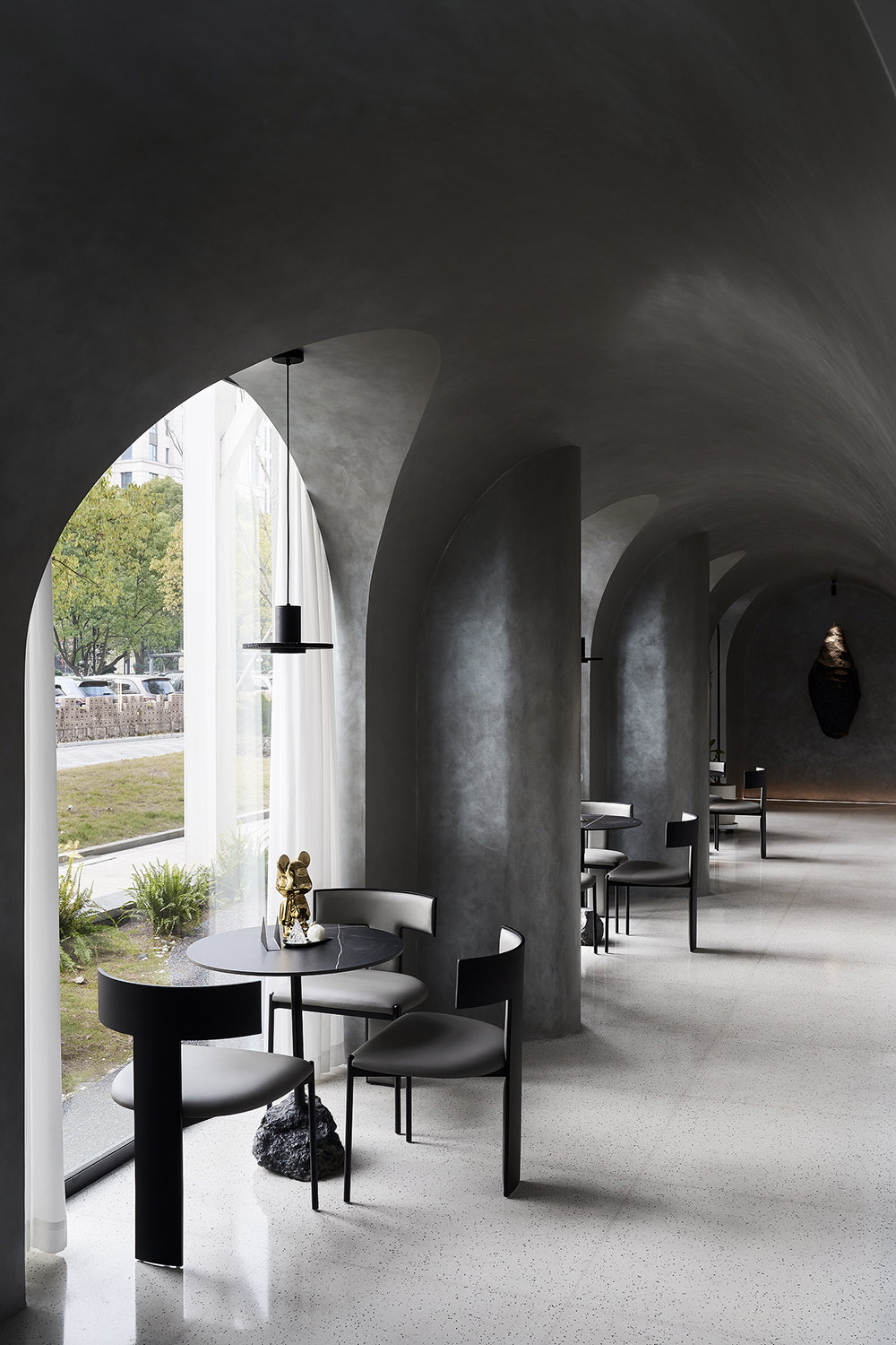 咖啡店設計,咖啡店設計案例,咖啡店設計方案,展廳設計,智能家居展廳設計,杭州,瓊宇科技&META Coffee,單複設計