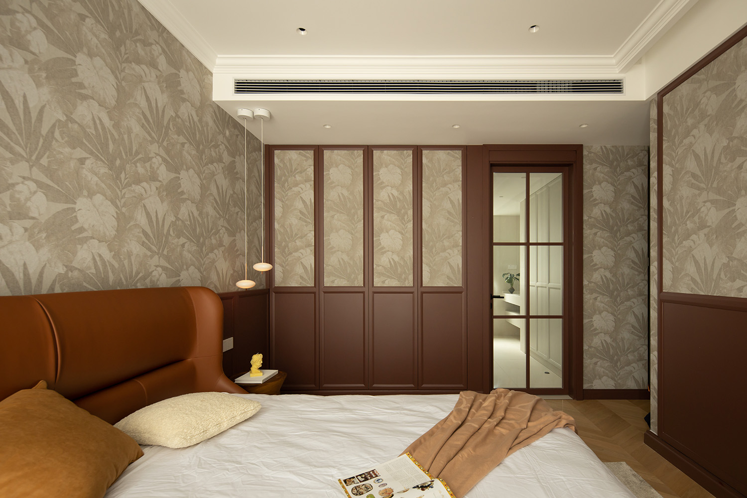 180㎡大平層設計,180㎡,住宅設計案例,住宅設計,法式風格家裝設計,大平層設計,大平層設計案例,大平層設計方案,上海,仁恒河濱花園大平層,示覺設計