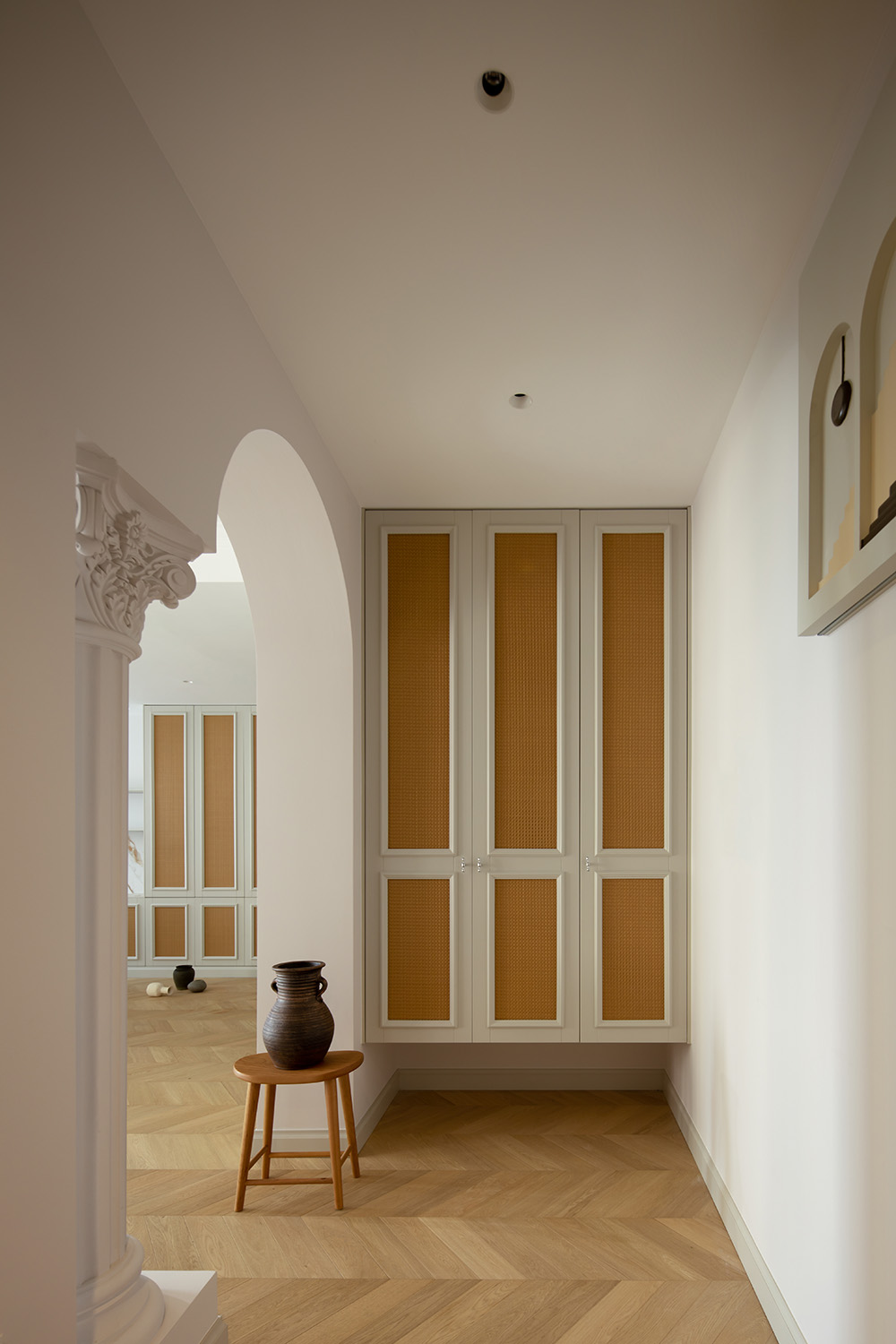 180㎡大平層設計,180㎡,住宅設計案例,住宅設計,法式風格家裝設計,大平層設計,大平層設計案例,大平層設計方案,上海,仁恒河濱花園大平層,示覺設計