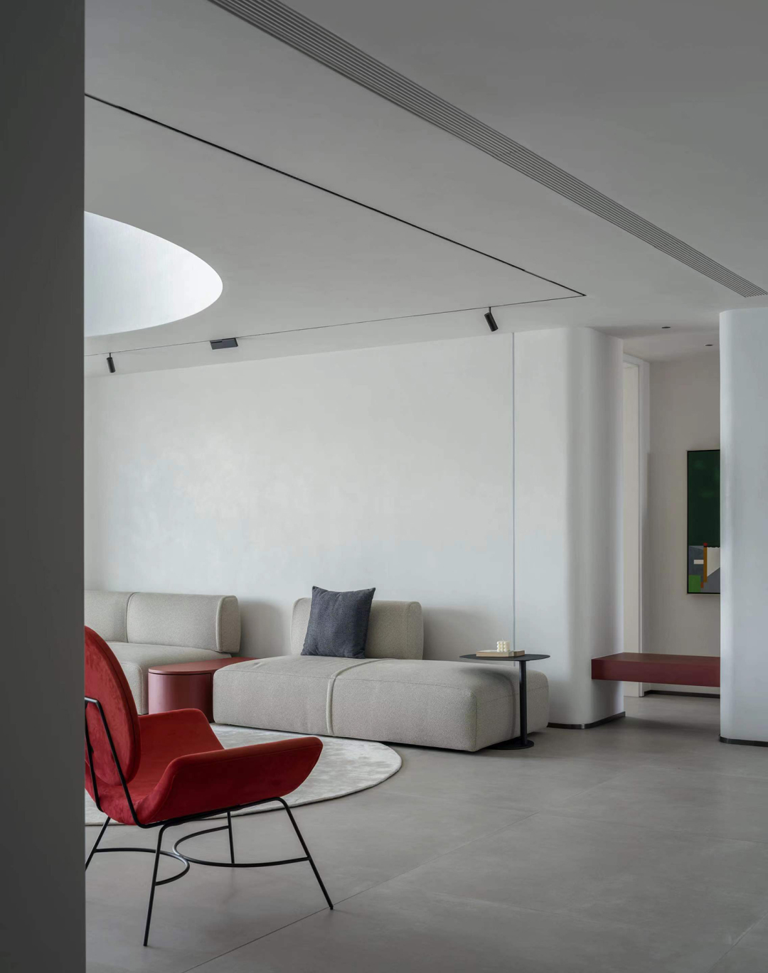 350㎡複式設計,350㎡,複式住宅設計,家裝設計,現代風格住宅設計,複式住宅設計案例,複式住宅設計方案,上海,江景複式住宅,KAD STUDIO/秦侃