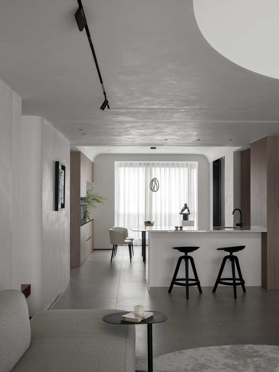 350㎡複式設計,350㎡,複式住宅設計,家裝設計,現代風格住宅設計,複式住宅設計案例,複式住宅設計方案,上海,江景複式住宅,KAD STUDIO/秦侃