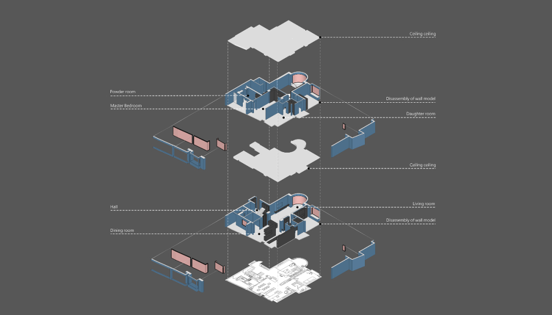 350㎡複式設計,350㎡,複式住宅設計,家裝設計,現代風格住宅設計,複式住宅設計案例,複式住宅設計方案,上海,江景複式住宅,KAD STUDIO/秦侃