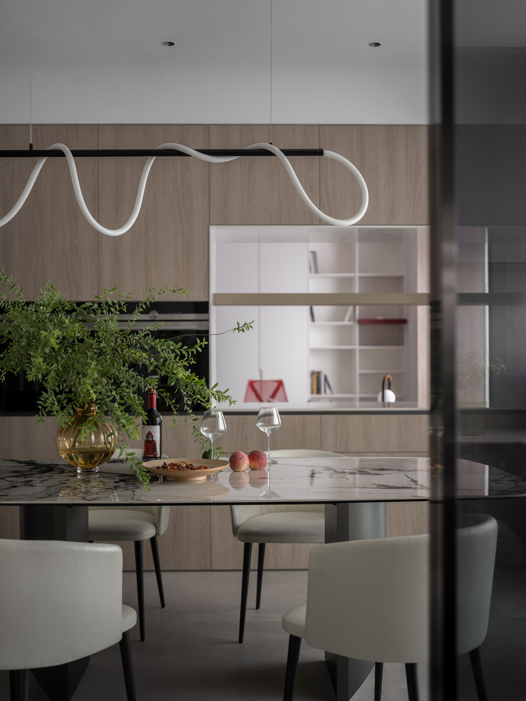 350㎡複式設計,350㎡,複式住宅設計,家裝設計,現代風格住宅設計,複式住宅設計案例,複式住宅設計方案,上海,江景複式住宅,KAD STUDIO/秦侃