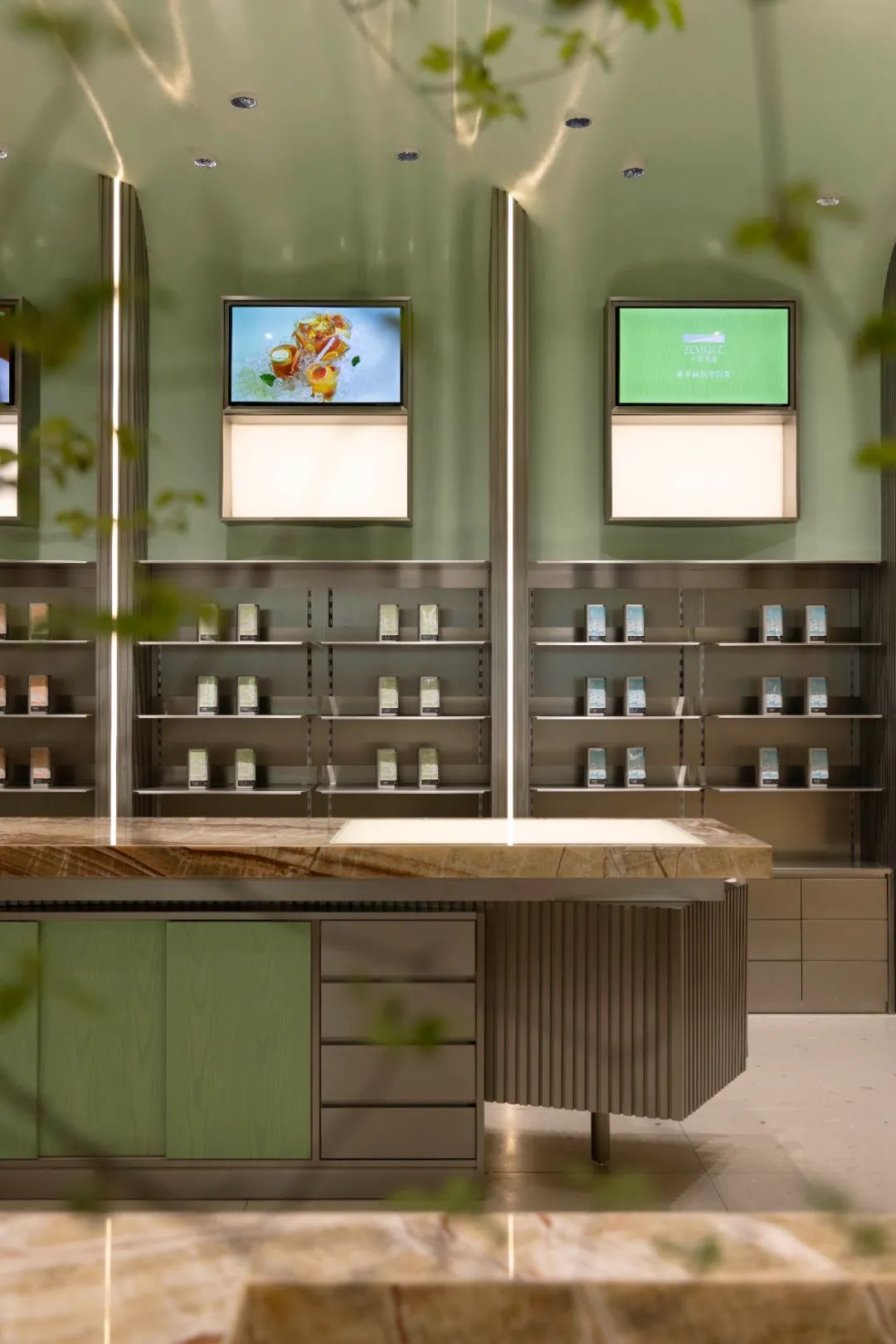 茶飲店設計,茶室設計,休閑茶飲店設計,餐廳設計,茶飲店設計案例,茶飲店設計方案,茶葉零售店設計,網紅茶飲店,創意茶飲店,商店設計,蘇州,小茶栽堂,OYTT Design