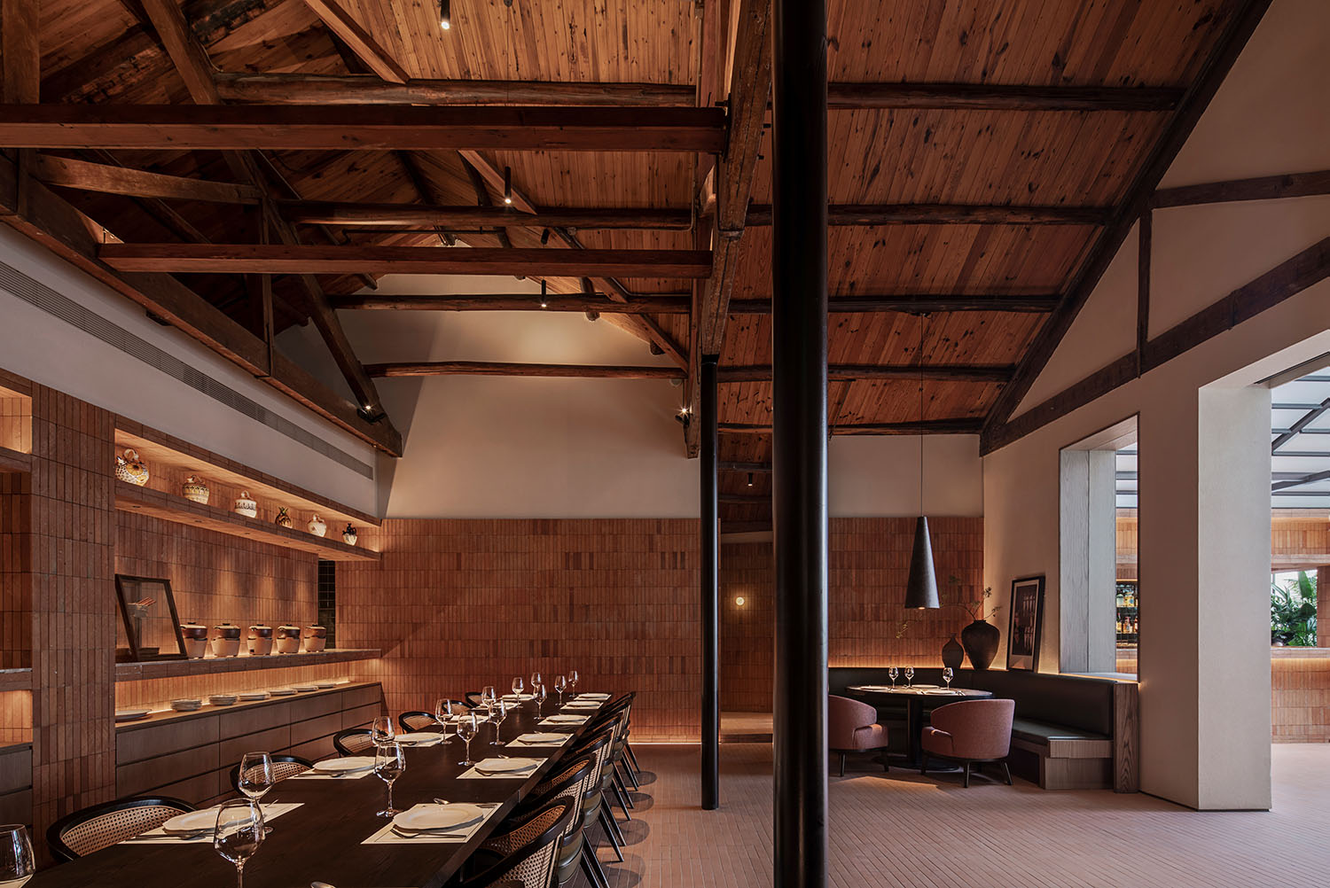 餐廳設計,餐廳設計案例,餐廳設計方案,主題餐店設計,餐廳裝修,餐廳效果圖,休閑餐廳設計,餐廳改造,上海,Terrakota餐廳設計,MDO木君建築