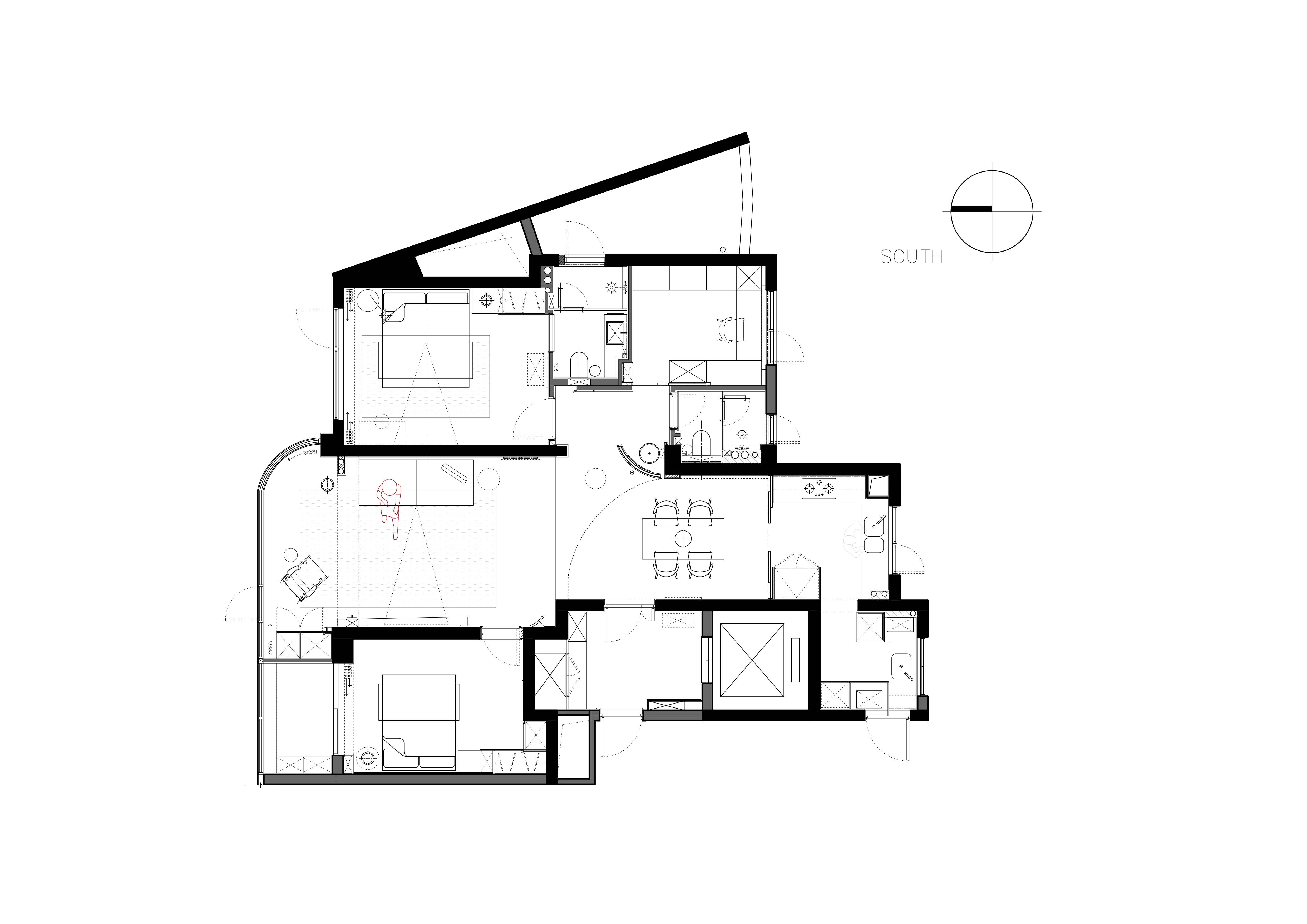 105㎡,105㎡住宅設計,家裝設計,家裝設計案例,家裝設計方案,現代風格住宅設計,奶油風風住宅設計,迴予,溫州瑞安,隹聿設計