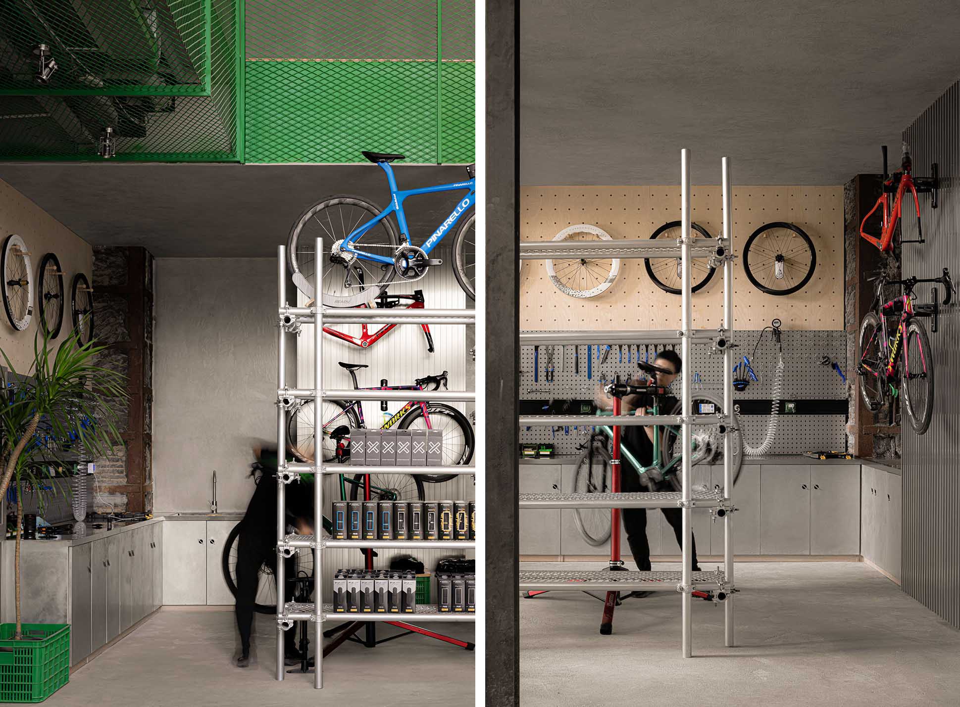 自行車零售店設計,騎行配件零售店設計,零售店設計案例,零售店設計方案,零售店設計,商店設計,杭州,宇宙電動空間站,雲穀空間設計