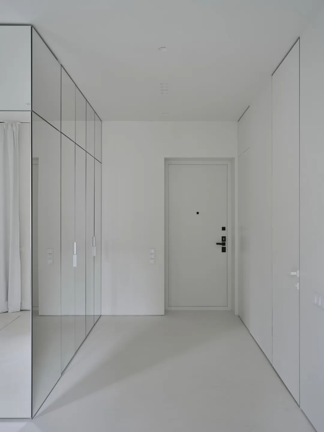 A77,公寓設計,公寓設計案例,55㎡,極簡風格,小公寓,極簡主義,白色極簡