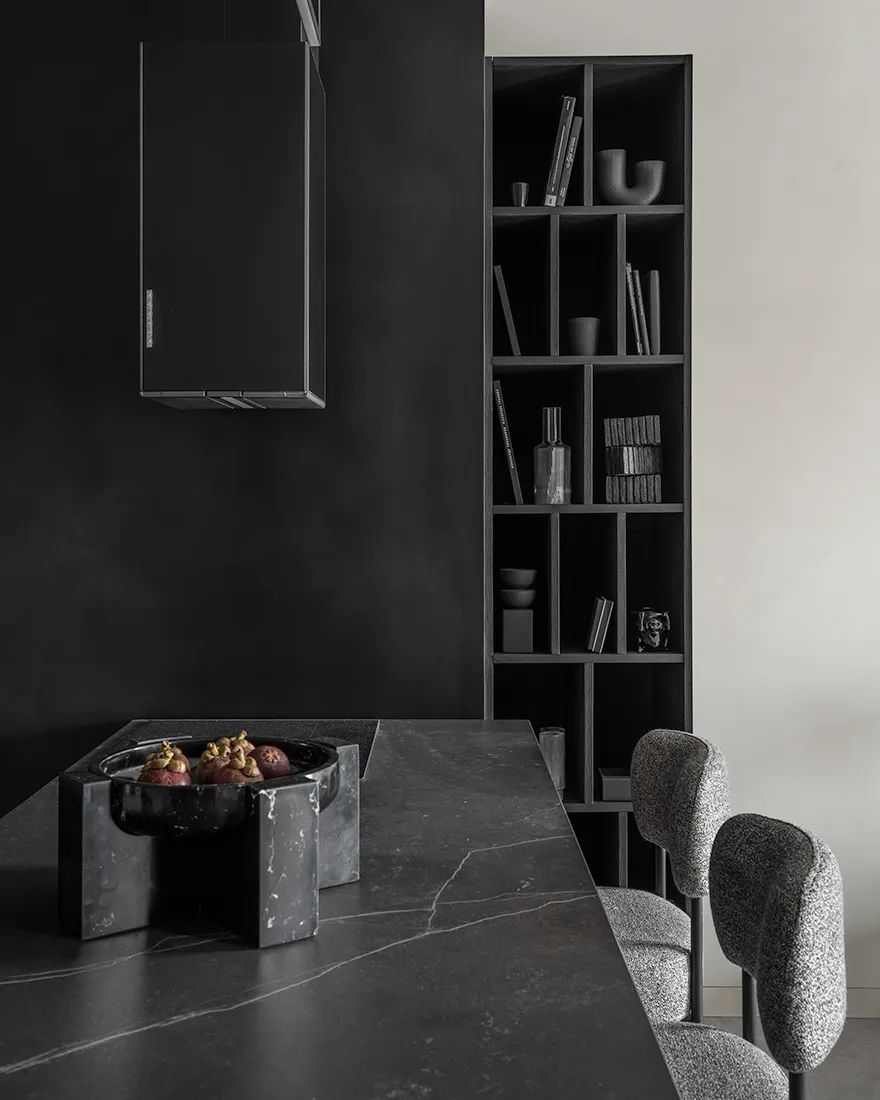 Svetlana Herzen,公寓設計,公寓設計案例,65㎡,深色係,小公寓,小公寓設計效果圖,小戶型設計,單身公寓