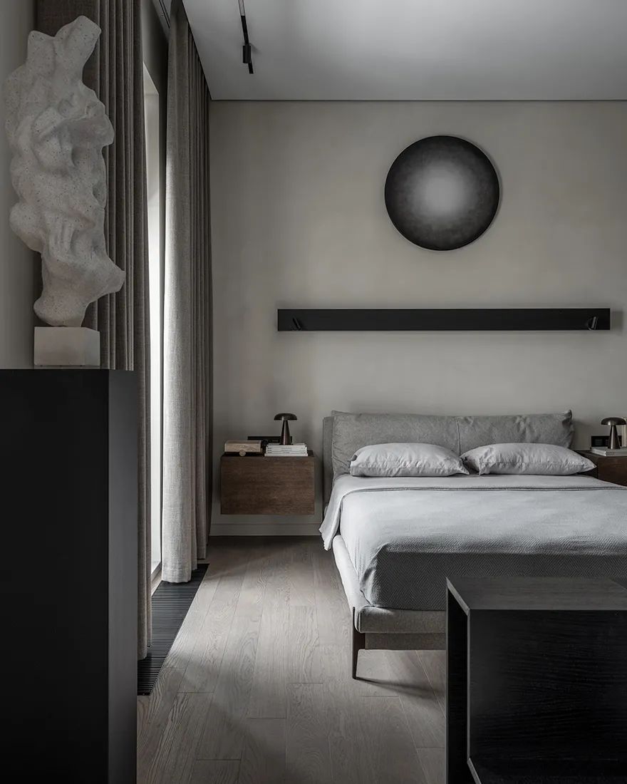 Svetlana Herzen,公寓設計,公寓設計案例,65㎡,深色係,小公寓,小公寓設計效果圖,小戶型設計,單身公寓