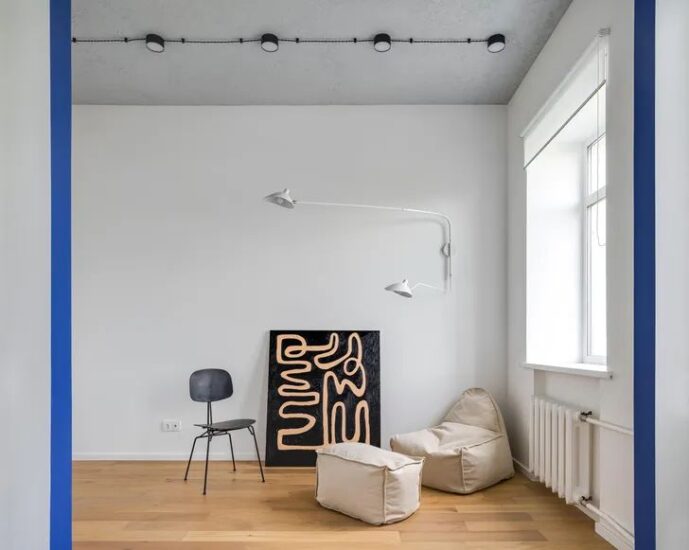 Sonya Hakobyan｜45㎡，莫斯科白色簡潔、優雅小公寓！