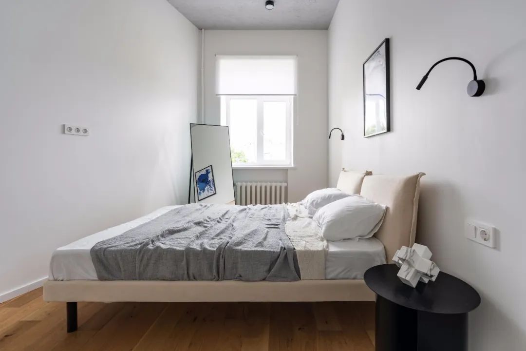 Sonya Hakobyan,公寓設計,公寓設計案例,45㎡,白色係,小公寓,小公寓設計效果圖,小戶型設計,莫斯科