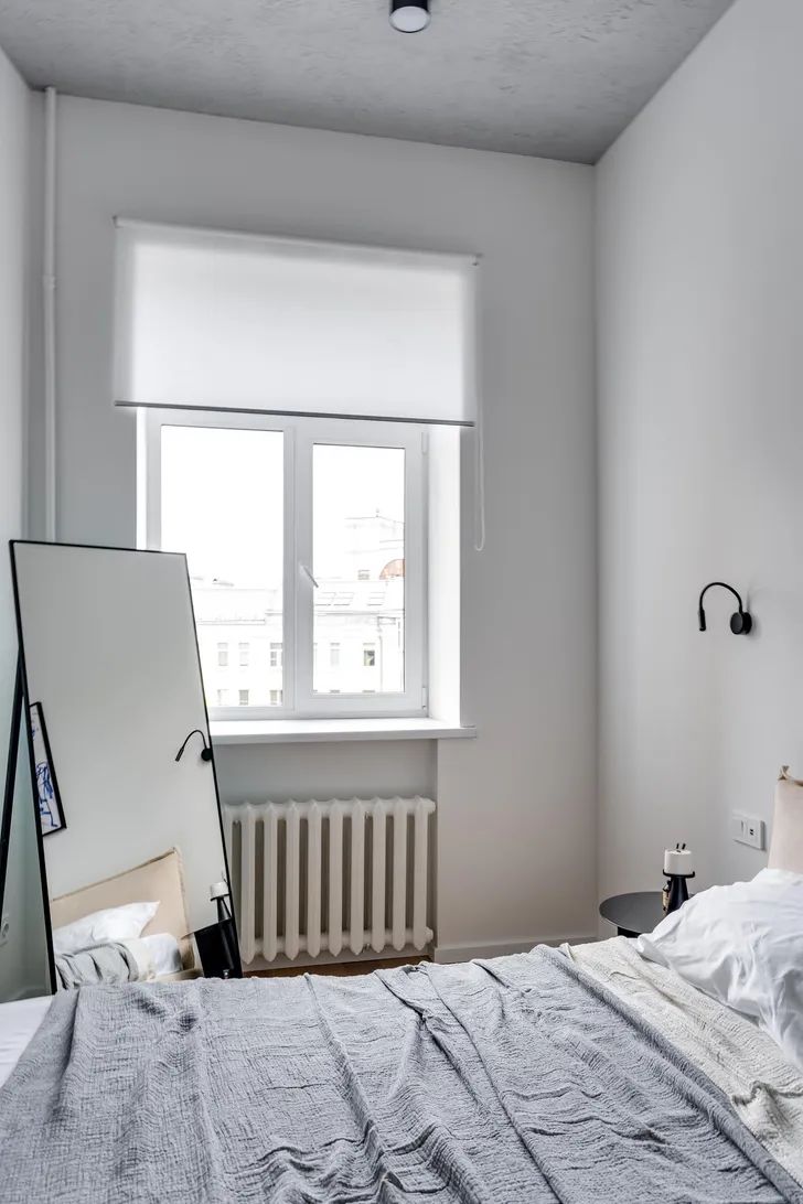 Sonya Hakobyan,公寓設計,公寓設計案例,45㎡,白色係,小公寓,小公寓設計效果圖,小戶型設計,莫斯科