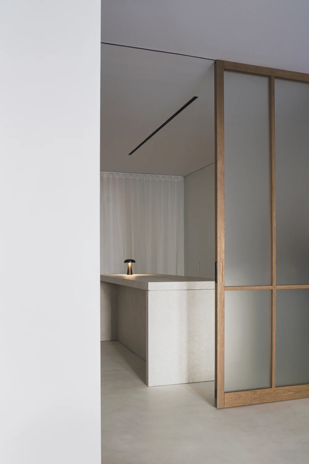 極簡公寓設計案例,公寓設計,極簡主義,國外極簡風格公寓設計,Deza Setien,馬德裏,原木色+白色,公寓設計方案,135㎡