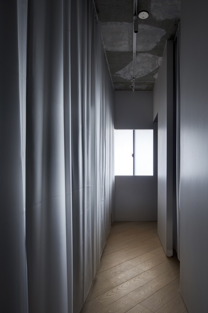 Hiroyasu Imai,公寓設計,公寓設計案例,65㎡,公寓改造,日本,鬆戶,公寓翻新改造,混凝土,原木色