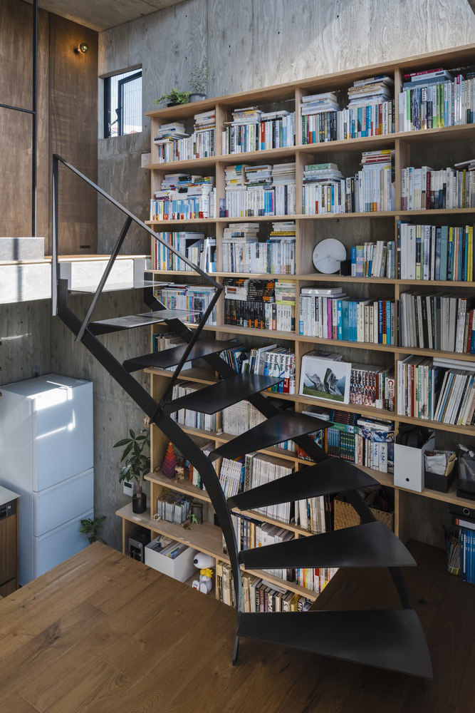 IGArchitects,住宅設計案例,住宅設計方案,野獸派風格,日本,混凝土,開放式設計