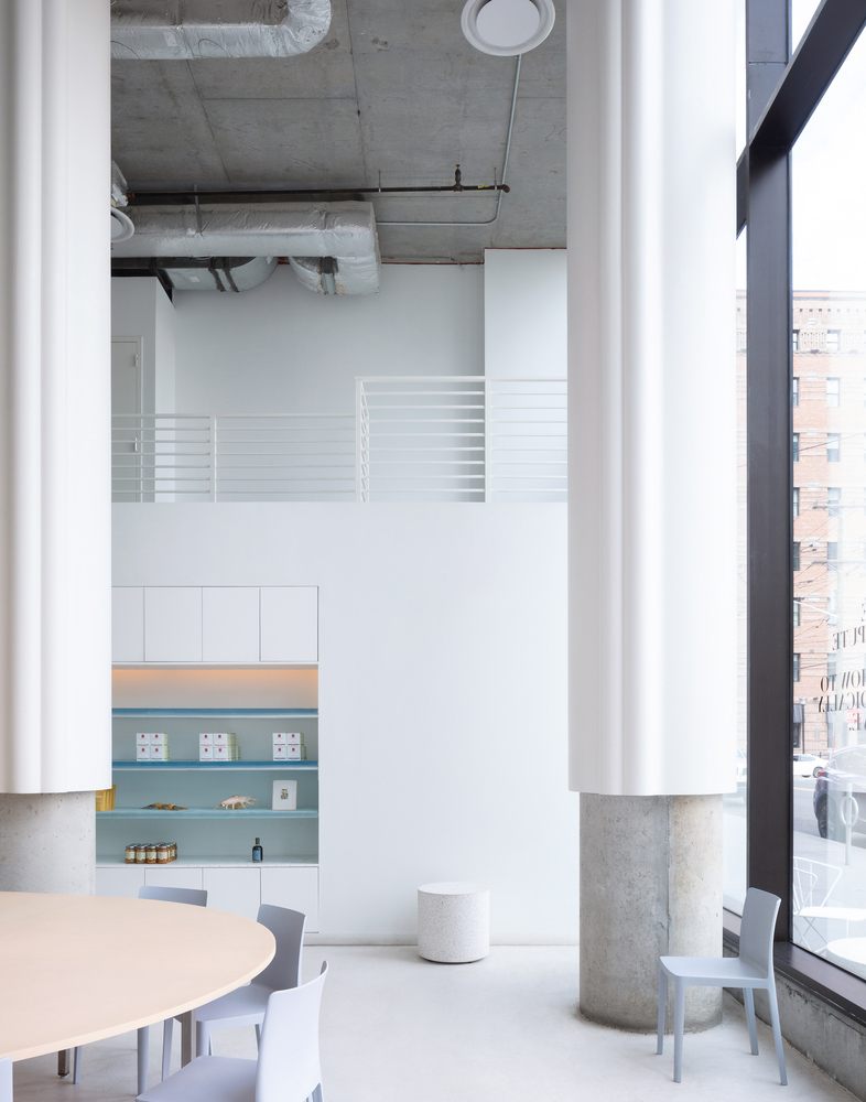 Inaba Williams Architects，咖啡廳設計，美術館設計，美國，極簡風格咖啡廳，咖啡店設計案例