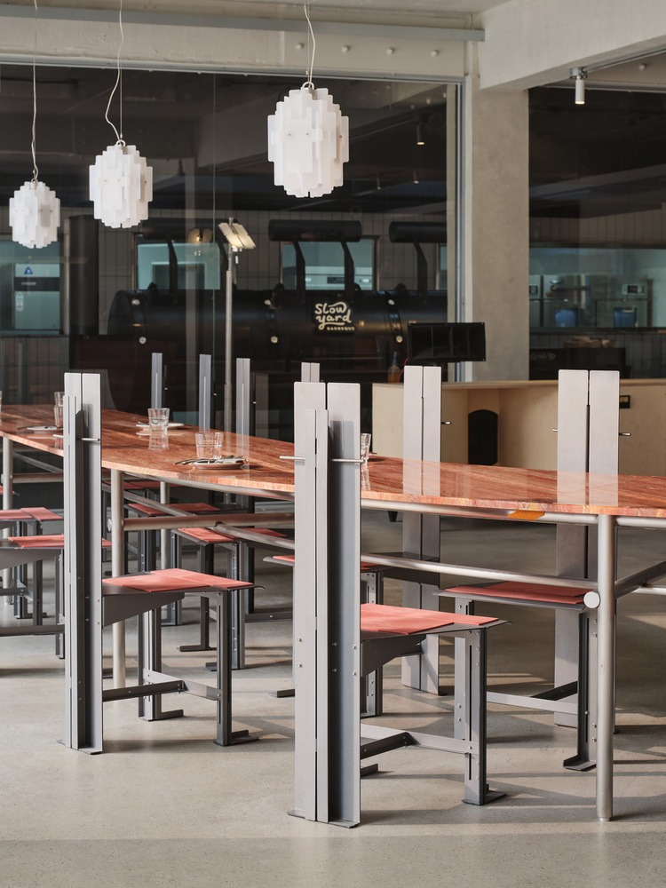 酒吧設計方案,酒吧裝修,休閑餐廳設計,Indiesalon,餐廳設計,酒吧,Slowyard BBQ 酒吧&餐廳,韓國,酒吧餐廳設計,首爾麻浦