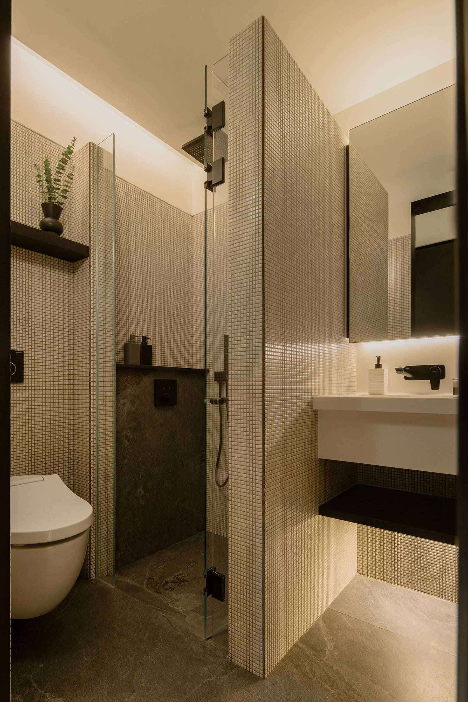 新加坡,New & Kawakami Architects,新加坡設計,住宅設計案例,住宅設計方案,舊房翻新,住宅改造,現代風格住宅設計,95㎡,家裝設計