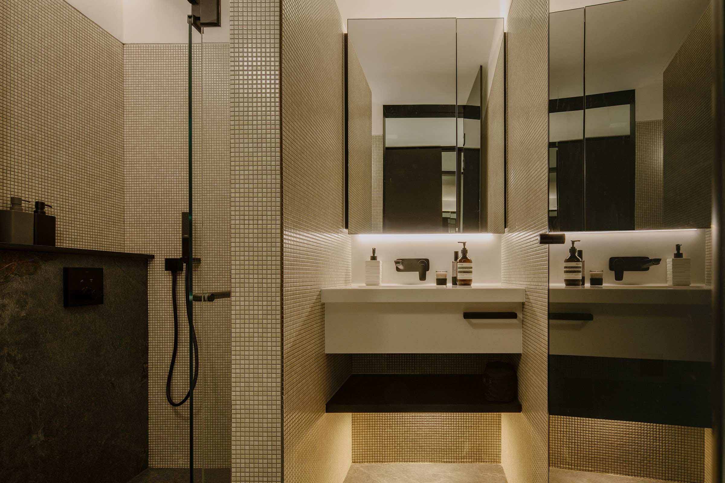 新加坡,New & Kawakami Architects,新加坡設計,住宅設計案例,住宅設計方案,舊房翻新,住宅改造,現代風格住宅設計,95㎡,家裝設計