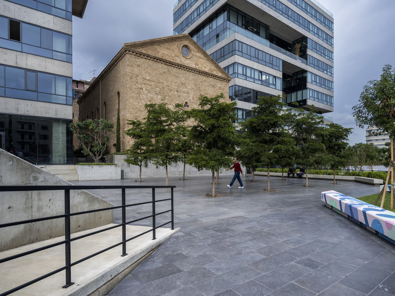 PARALX,黎巴嫩,貝魯特,商業綜合體設計案例,辦公樓設計方案,教堂改造設計,聖喬治教堂