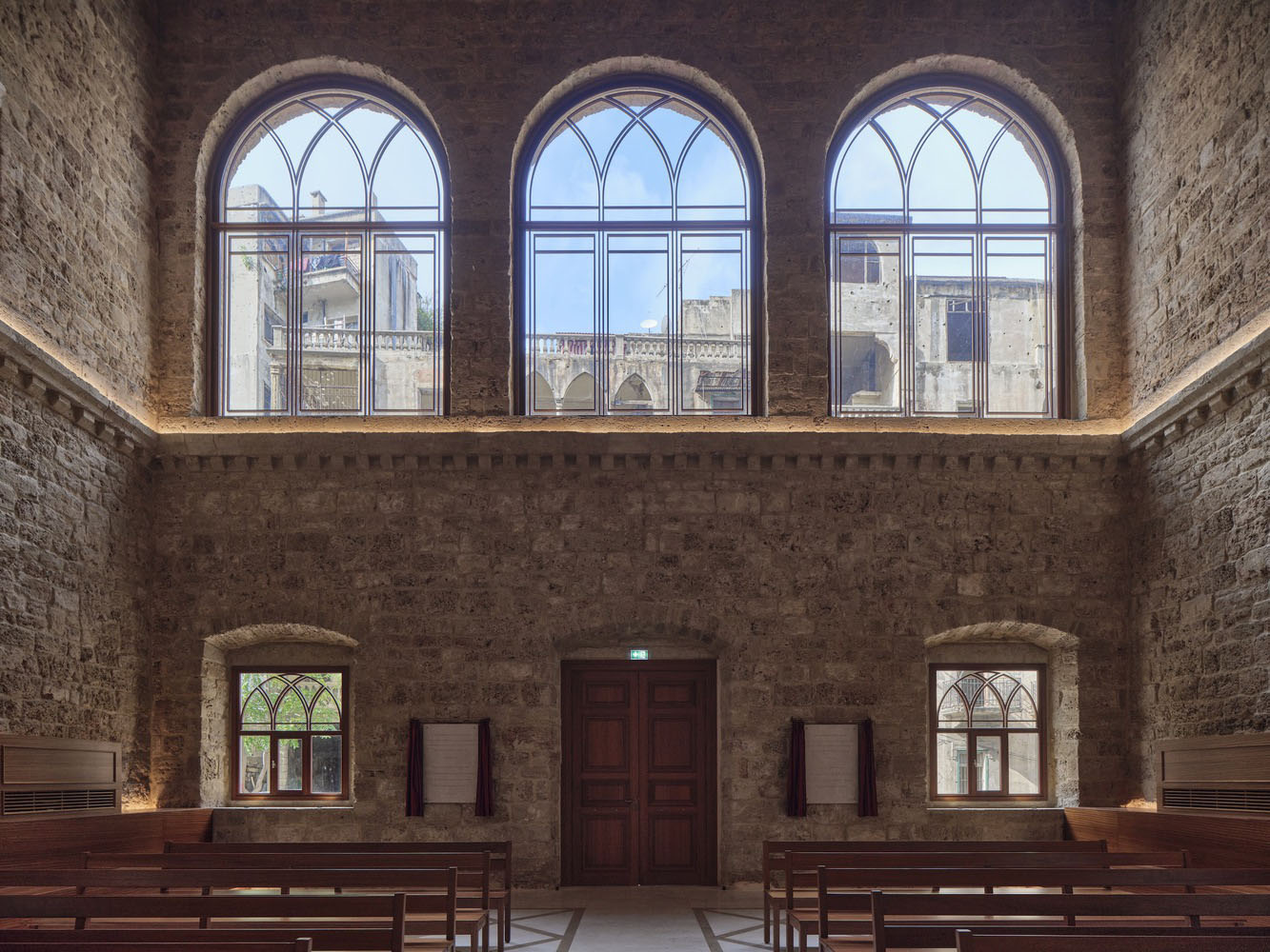 PARALX,黎巴嫩,貝魯特,商業綜合體設計案例,辦公樓設計方案,教堂改造設計,聖喬治教堂