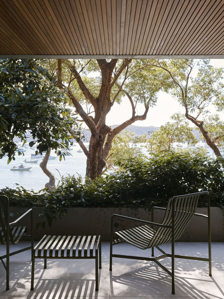 Rama Architects,別墅設計案例,別墅設計方案,開放式別墅,澳大利亞,海景別墅,景觀別墅,原木色,下沉式客廳