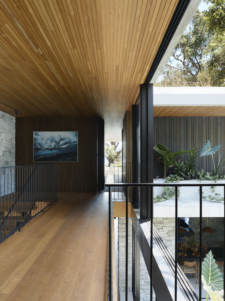 Rama Architects,別墅設計案例,別墅設計方案,開放式別墅,澳大利亞,海景別墅,景觀別墅,原木色,下沉式客廳