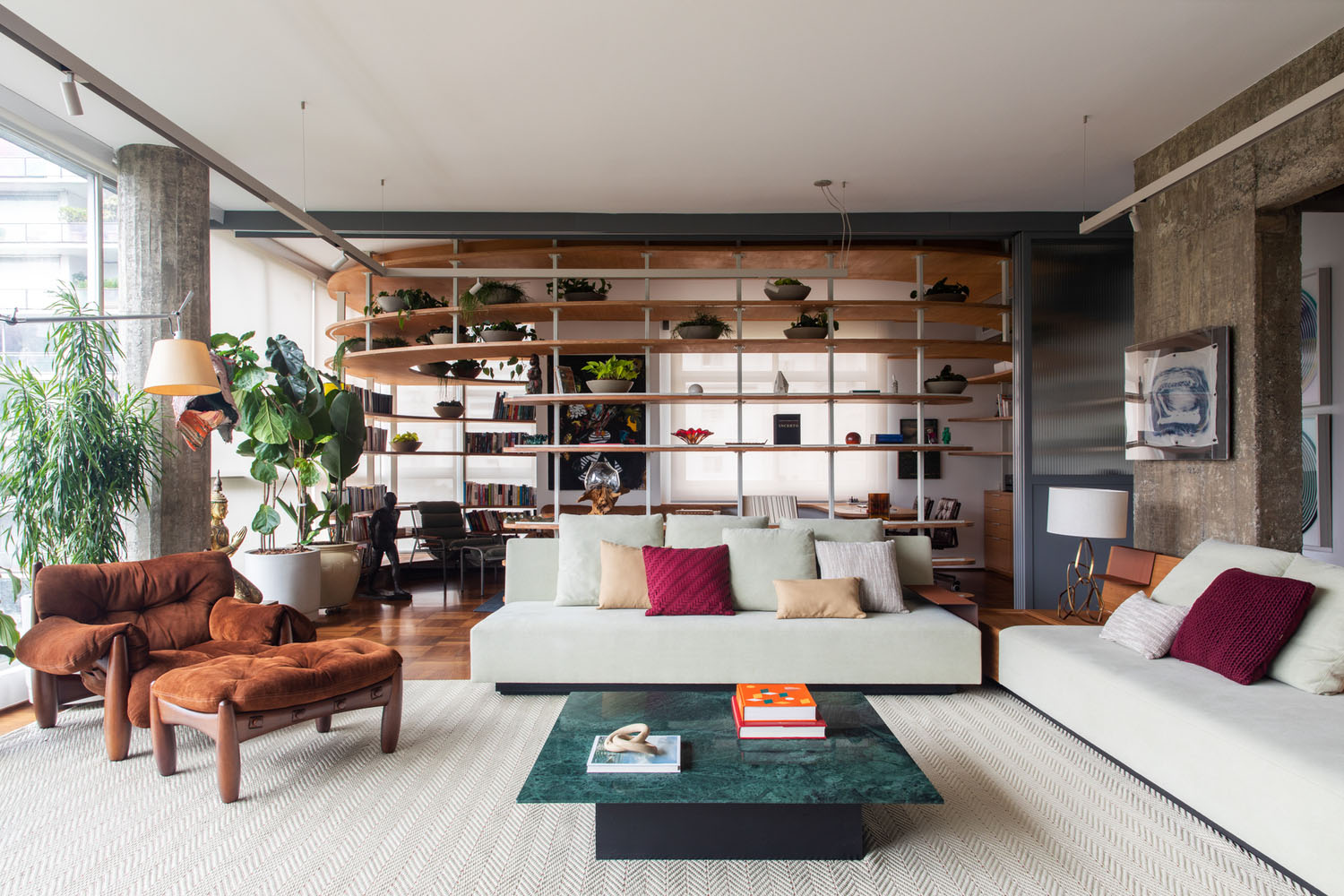 巴西,SuperLimão,大平層設計,住宅設計案例,住宅設計方案,350㎡,現代風格住宅設計,住宅設計,家裝設計