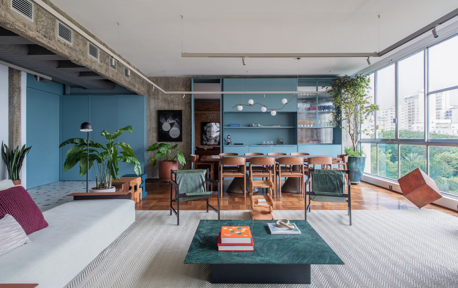 巴西,SuperLimão,大平層設計,住宅設計案例,住宅設計方案,350㎡,現代風格住宅設計,住宅設計,家裝設計