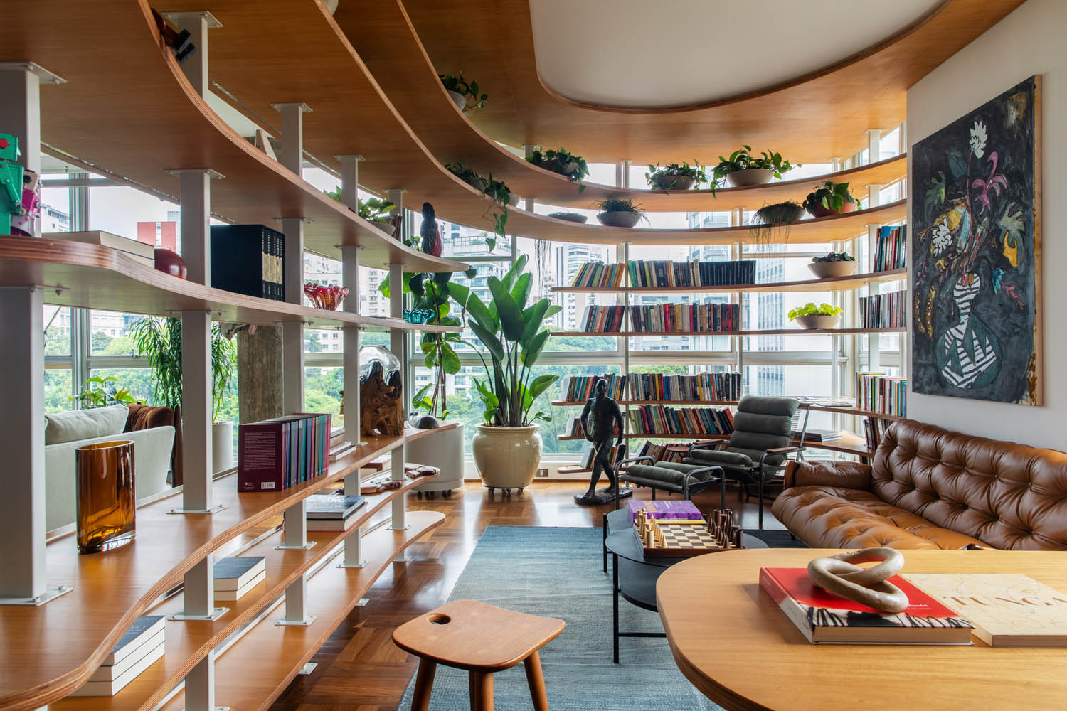 巴西,SuperLimão,大平層設計,住宅設計案例,住宅設計方案,350㎡,現代風格住宅設計,住宅設計,家裝設計