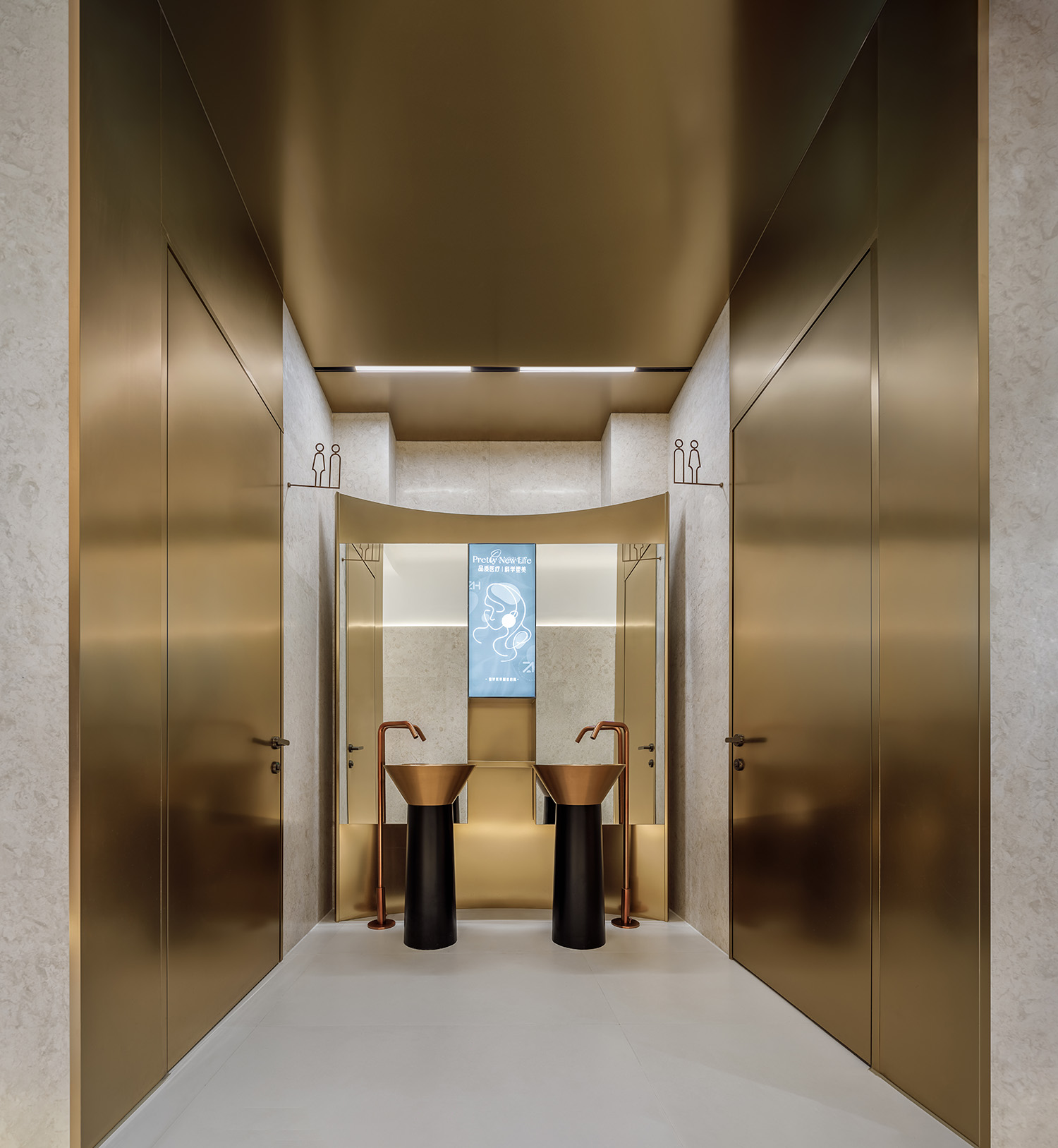 美容院設計,美容店設計,護膚店設計,美容院設計案例,醫美空間設計,醫美中心,北京,整好醫美,大觀思瑞設計