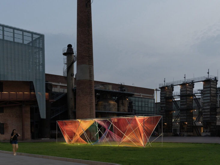 MARS星球建築設計丨2023北京戲劇節藝術裝置-《光織》