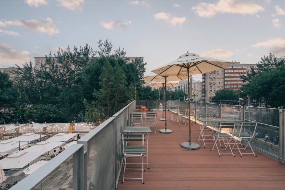 酒館設計,酒吧設計案例,現代風格酒吧設計,咖啡廳設計,咖啡廳設計案例,咖啡廳裝修,咖啡廳酒館,MIX島日咖夜酒集合店,北京,BLUE ARK清坪樂酒館&DAO咖啡,DAGA大觀建築設計