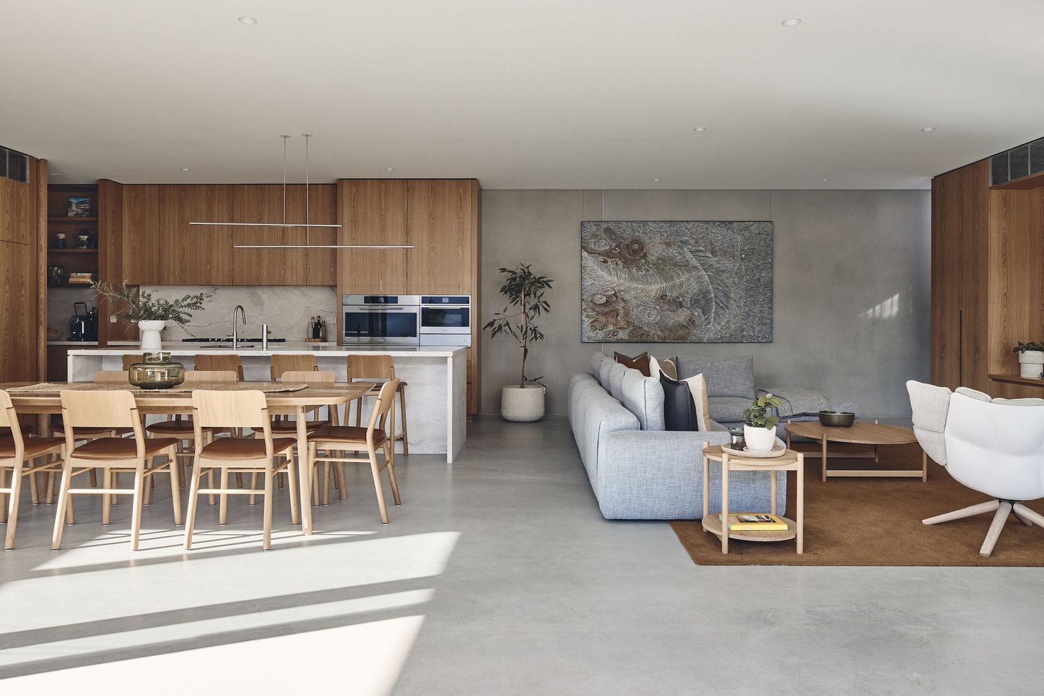 FGR Architects,別墅設計案例,別墅設計方案,澳大利亞,清水混凝土,原木色,平層別墅