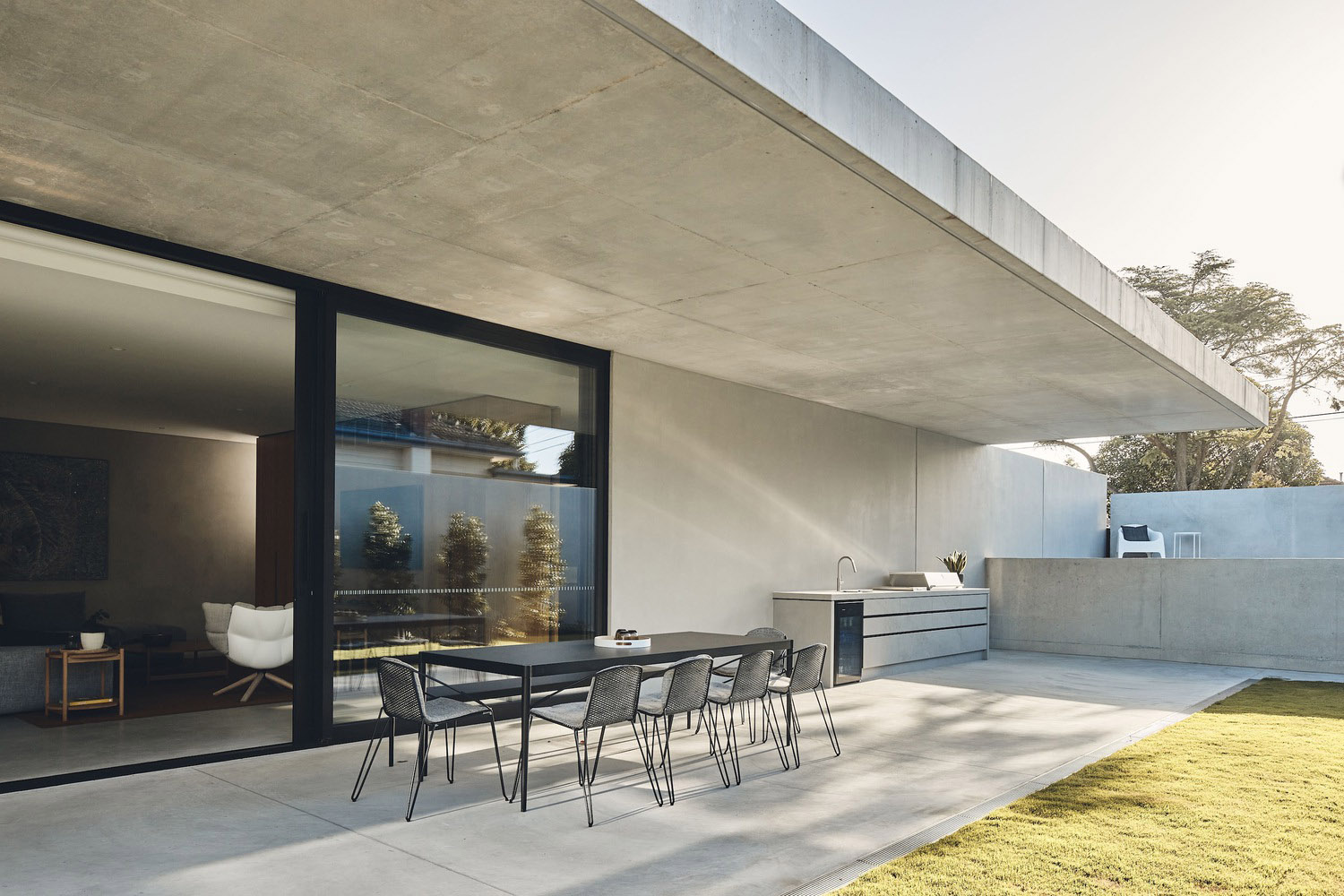 FGR Architects,別墅設計案例,別墅設計方案,澳大利亞,清水混凝土,原木色,平層別墅